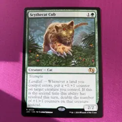 Scythecat Cub - NM Near Mint - J25 Foundations Jumpstart # 24 - MTG Magic - Image 1