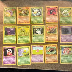 Pokemon TCG English 1999 Base Set/Jungle 15-Card Lot WOTC Bulbasaur - Image 1