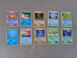 1999-2000 Base Set Pokemon Card Lot Of 10 - Image 1