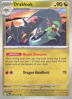 Pokemon Card - Drakloak - (072/131 - Prismatic Evolutions) - Image 1
