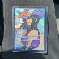 Bandai One Piece Card Game Ms. All Sunday OP04-064 SR Alt Art Foil - Image 1