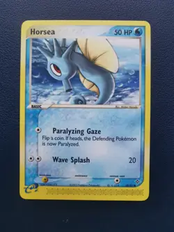 Pokemon Card Horsea 58/97 EX Dragon Common - Image 1