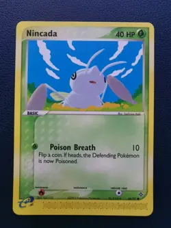 Pokemon Card Nincada 66/97 EX Dragon Common - Image 1