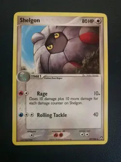 Pokemon Card Shelgon 39/108 EX Power Keepers Uncommon - Image 1