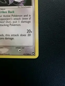 Pokemon Card Vigoroth 41/108 EX Power Keepers Uncommon - Image 5