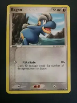 Pokemon Card Bagon 43/108 EX Power Keepers Common - Image 1