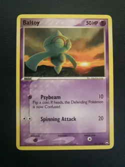 Pokemon Card Baltoy 44/108 EX Power Keepers Common - Image 1