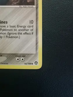 Pokemon Card Beldum 45/108 EX Power Keepers Common - Image 5
