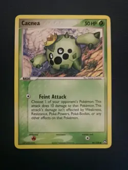 Pokemon Card Cacnea 46/108 EX Power Keepers Common - Image 1