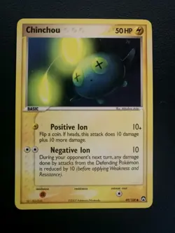 Pokemon Card Chinchou 49/108 EX Power Keepers Common - Image 1