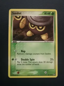 Pokemon Card Seedot 60/108 EX Power Keepers Common - Image 1