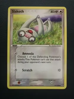Pokemon Card Slakoth 63/108 EX Power Keepers Common - Image 1