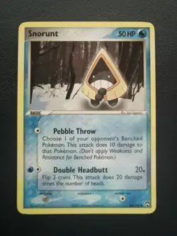 Pokemon Card Snorunt 64/108 EX Power Keepers Common - Image 1