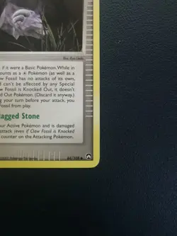 Pokemon Card Trainer Claw Fossil 84/108 EX Power Keepers Common - Image 5