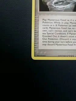 Pokemon Card Trainer Mysterious Fossil 85/108 EX Power Keepers Common - Image 4