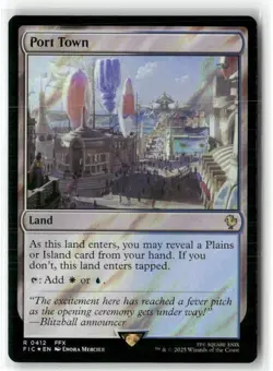 Port Town (Surge Foil) Commander: Final Fantasy Foil - Image 1