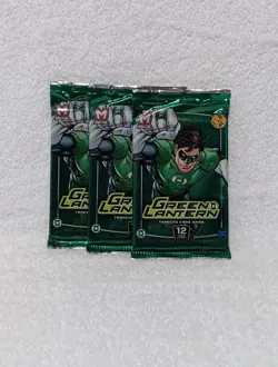 Panini GREEN LANTERN MetaX Trading Card Lantern 12-Card Pack Lot of 3 - Image 1