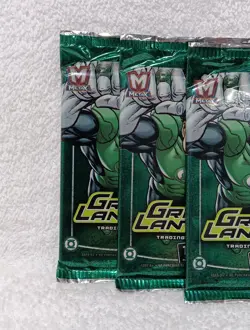 Panini GREEN LANTERN MetaX Trading Card Lantern 12-Card Pack Lot of 3 - Image 3