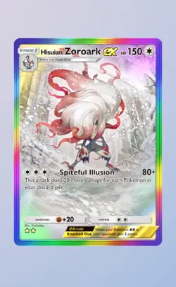 Pokemon TCG Pocket - Hisuian Zoroark Full Art 2⭐Card - English - TRADE - Image 1