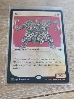 Mtg Xorn (Showcase) Adventures in the Forgotten Realms Foil 322 - Image 1