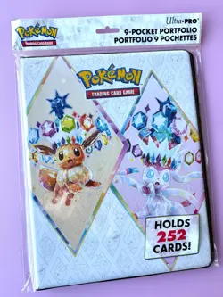 Pokemon Portfolio PRIZMATIC EVOLUTIONS Album Ultra PRO 9-Pocket HOLDS 252 CARDS❗ - Image 1