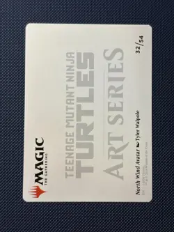 North Wind Avatar Art Card (Gold-Stamped) Art Series: TMNT - Image 2