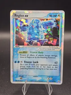 Regice EX Holo Rare Card 97/101 Hidden Legends Cracked Ice NM - Image 1