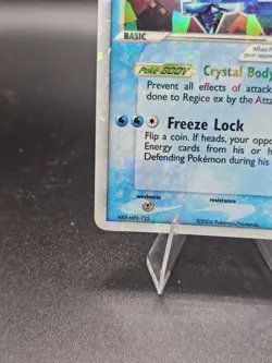 Regice EX Holo Rare Card 97/101 Hidden Legends Cracked Ice NM - Image 5