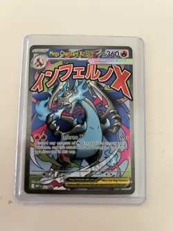 Mega Charizard x Ex 023 Me: Mega Evolution Promo Holo Pokemon Card - Image 1