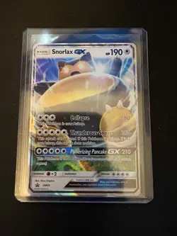 Pokemon TCG Snorlax GX SM05 190 HP Holo Promo Sun & Moon English Card - Image 3