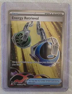 Pokemon Card - Energy Retrieval - Full Art Ultra Rare (108/086) Chaos Rising NM - Image 1