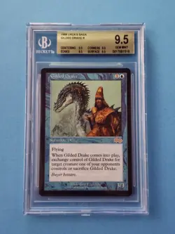 Gilded Drake Urza's Saga MTG Reserve List! Graded BGS QUAD 9.5 GEM MINT!!! - Image 1