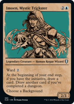 Imoen, Mystic Trickster - Showcase NM-Mint Commander Legends: Battle for Baldur' - Image 1