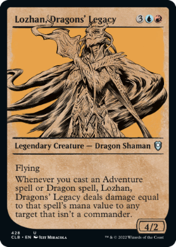 Lozhan, Dragons' Legacy - Showcase NM-Mint Commander Legends: Battle for Baldur' - Image 1