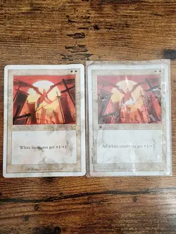 2x MTG Crusade ⭐5th (Fifth) & 6th Edition ⭐Water DMG 20 HQ PICS ⭐1997 Rare Magic - Image 1
