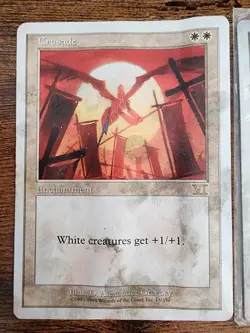 2x MTG Crusade ⭐5th (Fifth) & 6th Edition ⭐Water DMG 20 HQ PICS ⭐1997 Rare Magic - Image 3