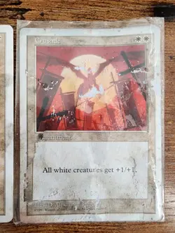 2x MTG Crusade ⭐5th (Fifth) & 6th Edition ⭐Water DMG 20 HQ PICS ⭐1997 Rare Magic - Image 4
