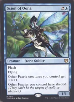 Magic: The Gathering Commander: Wilds of Eldraine Scion of Oona 109 R LP - Image 1
