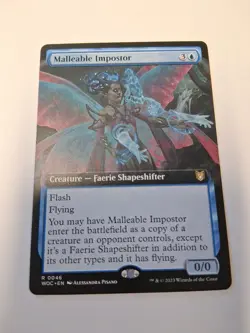 MTG Malleable Impostor (Extended Art) Commander: Wilds of Eldraine - Image 1