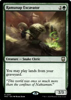MTG Ramunap Excavator NM R 241 Commander: Modern Horizons 3 - Image 1