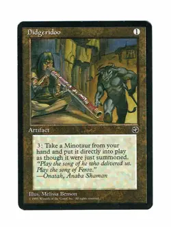 MTG DIDGERIDOO Homelands Artifact Magic The Gathering WOTC VTG (MP) - Image 1