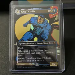 King T'Challa (Borderless) (0399) Marvel Super Heroes Foil - Image 1