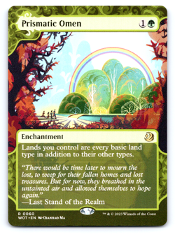 Prismatic Omen - Wilds of Eldraine: Enchanting Tales MTG - Image 1