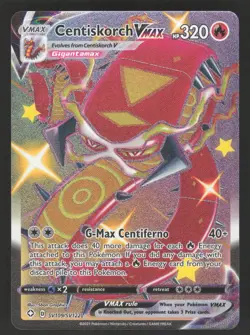 Centiskorch VMAX SV109/SV122 Pokemon TCG Shining Fates NM - Image 1