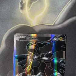 Zekrom 114/114 Black & White Full Art Holo Ultra Rare Pokemon TCG 2011 - NM - Image 2