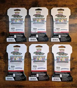 Pokemon Journey Together Sleeved Booster Pack LOT of 6 Sealed Packs S0022 S&V - Image 2