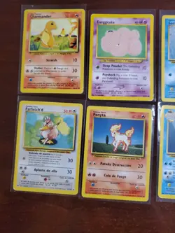 (8) Card Pokemon TCG WOtC 1999 Base Set Lot - Image 1