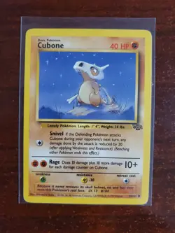 Wizards of the Coast Cubone Jungle 50/64 1999 Unlimited Regular English 40 HP - Image 1