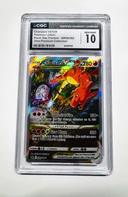Pokemon SWSH Black Star Promos Charizard VST 2022 #SWSH262 CGC 10 GEM MINT - Image 1