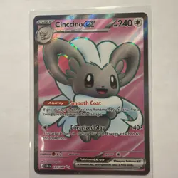 Pokemon TCG Cinccino Full Art 105/086 Chaos Rising Ultra Rare Near Mint NM - Image 1